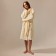 Terry robe with a hood Women's SL Home: Basic "Ivory", Rr. M, 100% HL, 420 g/m2