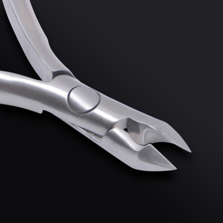 Manicure nippers for the cutter “Premium”, double spring, 10.5 cm, blade length - 7 mm, on the blist, silver color-4