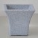 Kashpo for flowers "Crown" 40x40x35 cm, 10 l, color gray granite