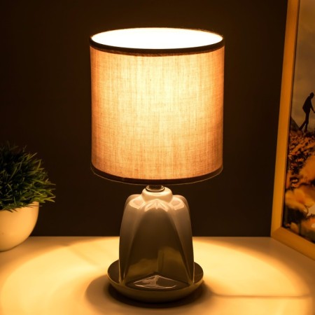 Laura table lamp E14 40W Gray 13x13x26.5 cm Risalux-2