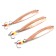 Vertical spin "Yaman" a bullet with a tee, size 40 mm, 5 g, color copper