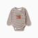 Body-kimono children with long sleeve "Bear", beige color, height 62
