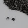 The upper limiter for lightning, metal, No. 8, 1000 ± 20 pcs, black nickel color