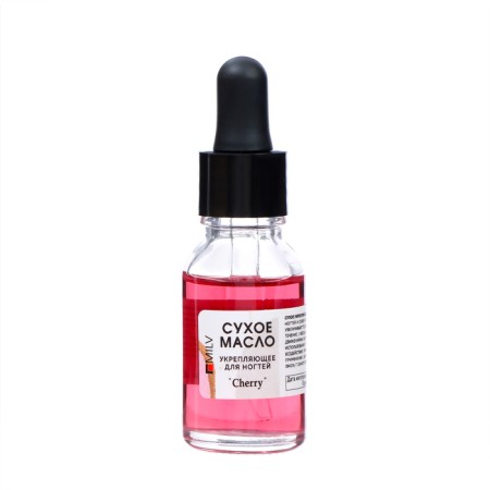 Dry strengthening nail oil Milv Cherry, 15 ml-1