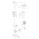 Lemark Bronx LM3722BL bath mixer, single -leaf, tropical shower, built -in, black 90502