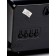 Electronic wall clock, calendar and thermometer, 36.2 x 15.5 cm, white numbers 10 x 4.5 cm 1076627
