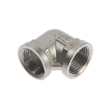Zein corner, 1/2 ", internal thread, stainless steel, packing 100 pcs.
