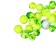Nozzle foam balls, taste of hemp, yellow-green color