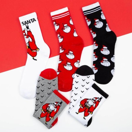 Set of men's socks KAFTAN "Santa" 5 pairs, size 41-44 (27-29 cm)-1