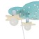 Highlight chandelier 2173/5 E27 40W Blue-and-white 65x40x70 cm Bayerlux