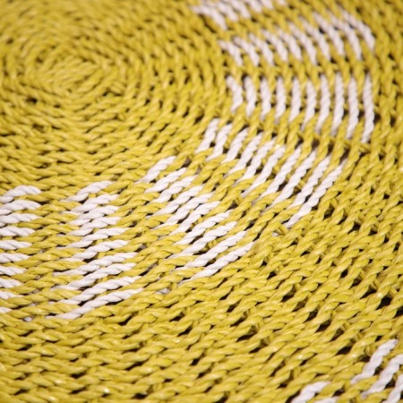 Wicker rug round 80 cm-2