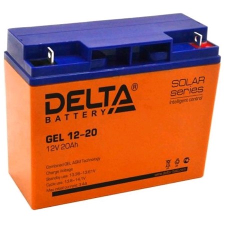 Battery Delta Gel 12-20, 12 V, 20 A/h