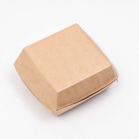 Box under the burger, craft, 11 x 11 x 8 cm-1