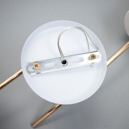 Jina chandelier 2XE27 40W white-gold 65x25x25 cm Bayerlux-7