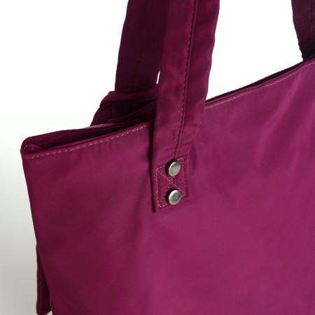 Lugus bag with a zipper, purple color-4