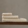 Terry towel Pasionaria "Wave", 450 gr, size 30x50 cm, creamy color