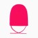 Hat for the girl is single-layer, Fuchsia color/Bunny, size 50-54