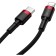 Cable Baseus, Type -C - Lightning, 2.4 A, 18W, 1 m, red+black