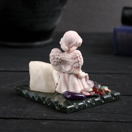 Souvenir "Angel Praying with a book", coil, marble-2
