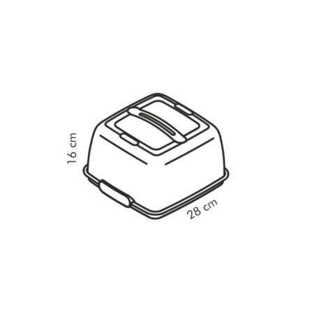 Cooling tray with a tescoma delicia lid, d = 28x28 cm-1