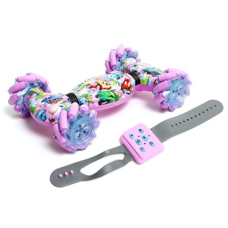 Hyper Skidding car with gesture control, pink color