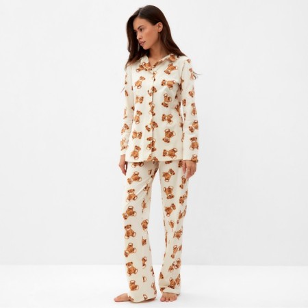 Female pajamas (shirt and trousers) KAFTAN "Bear" size 40-42