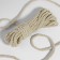 Cord twisted, d = 8 mm, 9 ± 1 m, pearl color