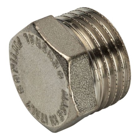 Stout SFT-0025-000012, 1/2 ", outdoor thread, nickelled brass-2