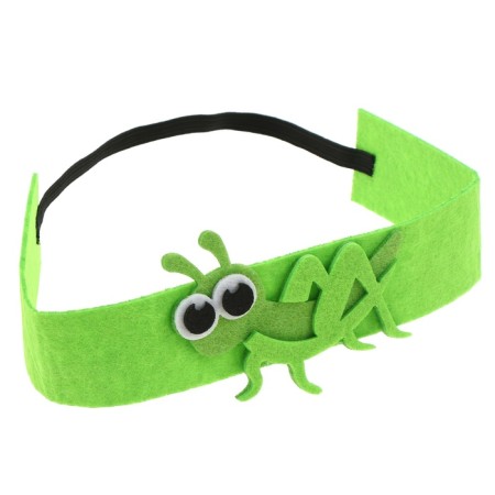 Carnival set "Funny insects": a bandage and a grasshopper of felt, 3-7 years old-12