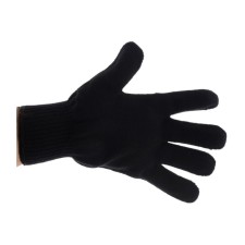 Acrylic garden gloves, overlock, black, Sibrtekh