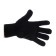 Acrylic garden gloves, overlock, black, Sibrtekh