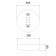 ABBER GLAS AK2301DB sink, invoice, 395x395x105 mm, glass, blue