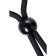 Lasso for penis A-Toys byfa Ect, silicone, black, 14 cm