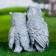 Garden figure "Owl - Family" 23x21x15cm