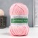 Knitted yarn 100% cotton "Lentino mini" 100 g 40 m color 81 pink cloud
