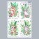 Sticker Plastic Interior color "cats in palm leaves" 60x90 cm