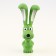 Bruttail toy for dogs from latex "Dog", 17 cm, green