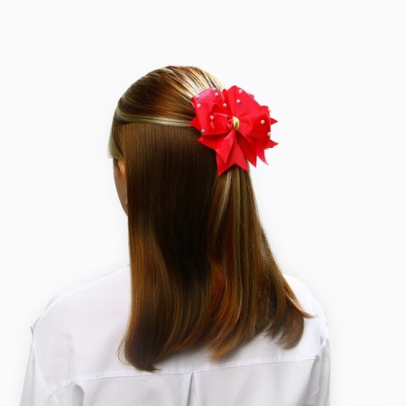 Outlet. Hair bow on a hairpin, 12 cm, Minnie Mouse-5