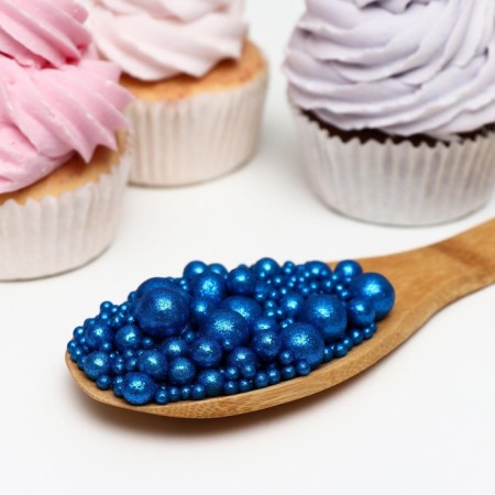Sprinking confectionery with glitter "Shine" blue 1.5 kg-1
