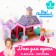 House for dolls "Fairytale life" with a doll, a pet and accessories, the light