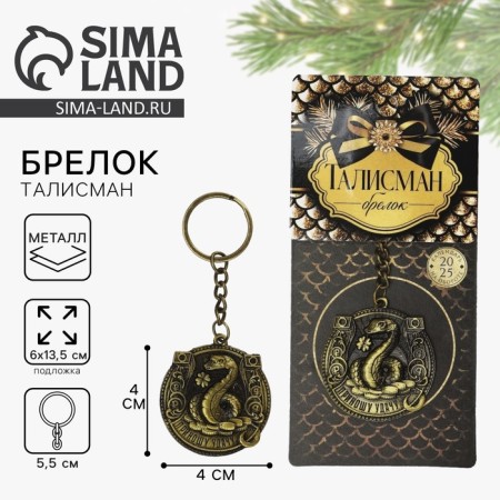 The keychain "bring good luck", diam. 4 cm