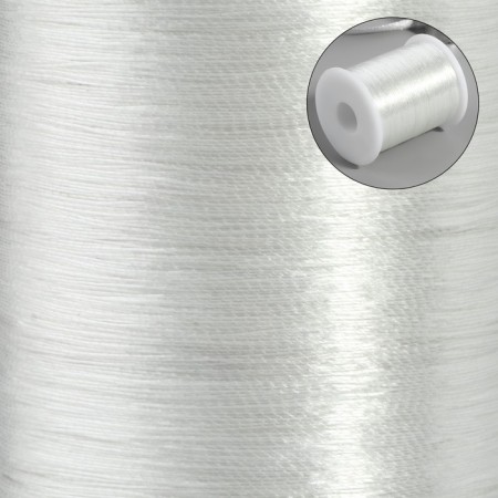 Metallized thread, 91 ± 1 m, white color-1