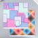 Scrapbooking paper bilateral "bright geometry" density 180 g 30.5x32 cm