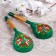 Spoon "Zelenushka", dining room, 19 × 6 cm, Khokhloma, mix