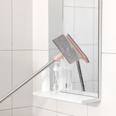 Oklotka with nozzle velor Dolyana, steel telescopic handle, silicone, 19 × 7 × 68 (112) cm, MIX color-9
