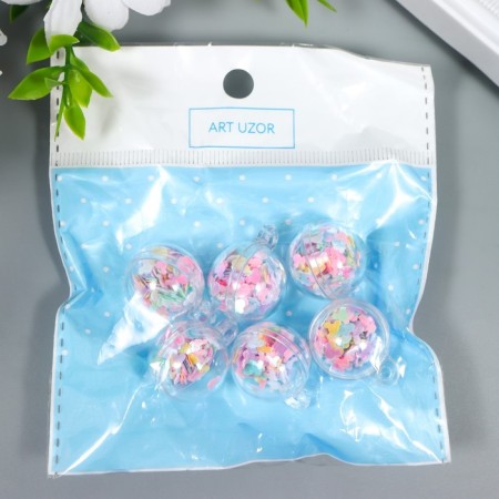 Suspension for creativity plastic "Ball - mouse" 2.5x2 cm-2