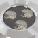 Introduced lamp Outdoor O044DL-L3S3K, 3W, 7.5x7.5x9.5 cm, LED, 210LM, 3000K, Silver Color