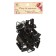 Suspension metal for paintings, black photo frame 3.2x2.4 cm