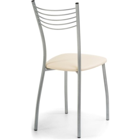 GOKI Metal Metal Metal Carcass/Ecokozha, Gray/Beige 40x53x89 cm-3