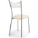 GOKI Metal Metal Metal Carcass/Ecokozha, Gray/Beige 40x53x89 cm